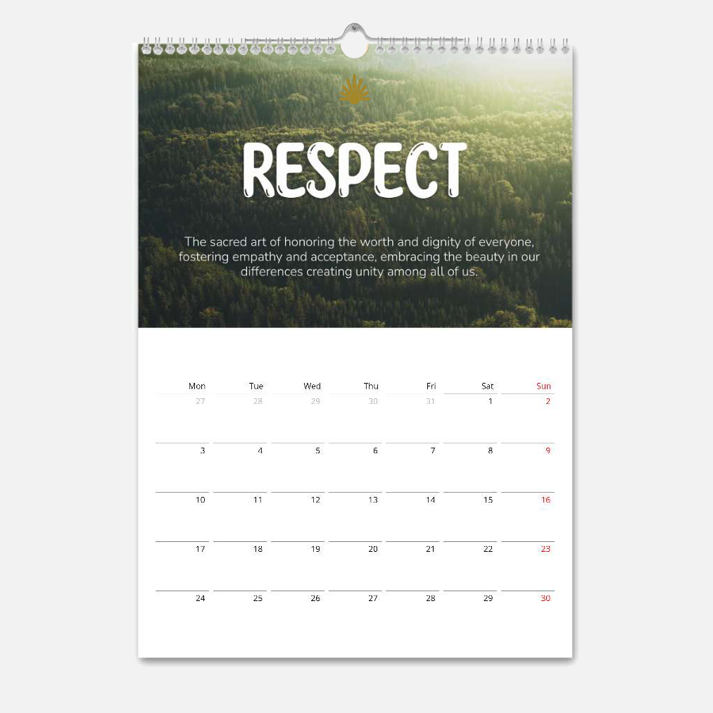 Virtues Calendar